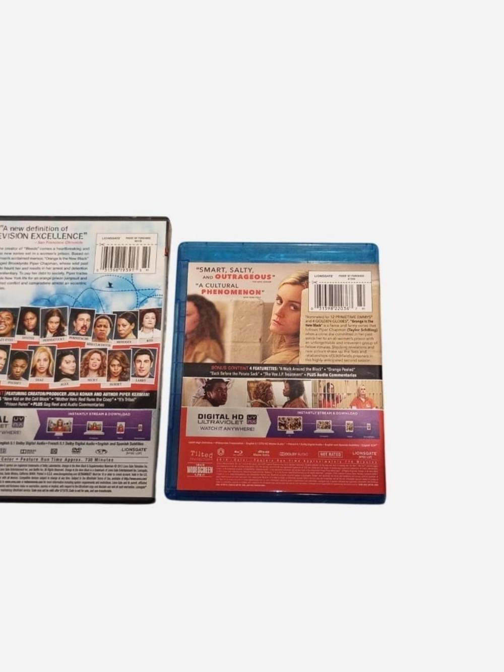 Blu-ray/DVD Movie Case - Blue & Red Coloring